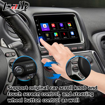 Android 13 8+128 Navigazione wireless carplay interfaccia video Android auto per Nissan GT-R GTR R35