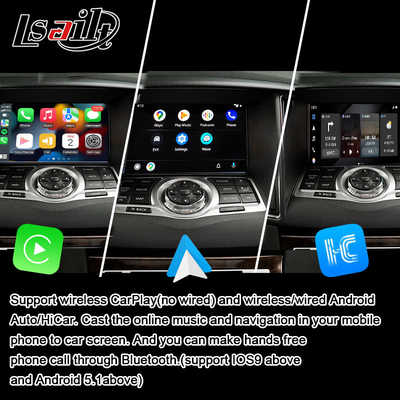Lsailt 8G CarPlay&amp;Android Video Interface per Nissan Maxima 09-15 Infiniti G37 con Google, YouTube, NetFlix