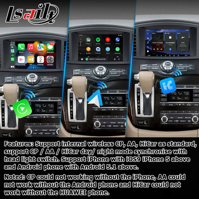 Interfaccia wireless Carplay per il sistema Android 13 Nissan Quest RE52 Elgrand E52 2011-2020