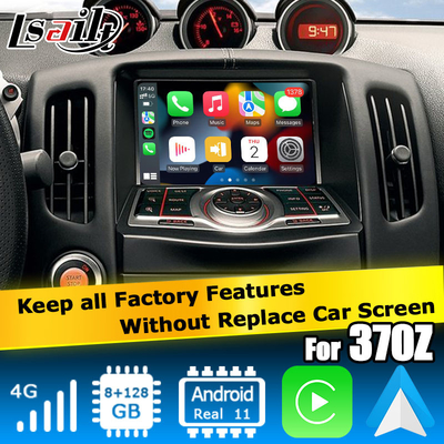 Nissan 370z Z34 Carplay Android auto carplay interfaccia Box 8+128 Android 13 OEM upgrade
