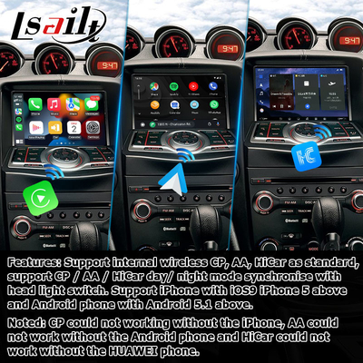 Nissan 370z Z34 Carplay Android auto carplay interfaccia Box 8+128 Android 13 OEM upgrade
