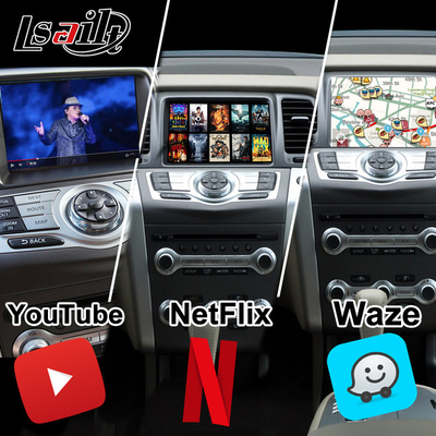 Lsailt 8G CarPlay/Android Interfaccia multimediale per Nissan Murano, Quest, Patrol Infiniti QX con NetFlix, Google Map