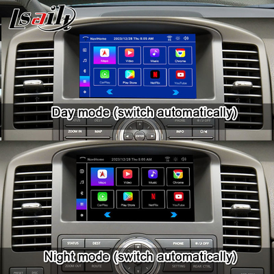 Lsailt Android 13 Smart Infortainment Interface per Nissan Navara D40, Pathfinder R51 con CarPlay wireless, NetFlix