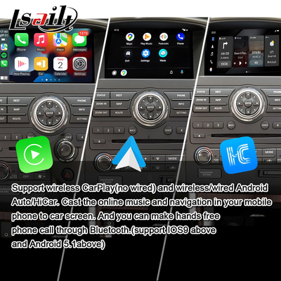 Lsailt Android 13 Smart Infortainment Interface per Nissan Navara D40, Pathfinder R51 con CarPlay wireless, NetFlix