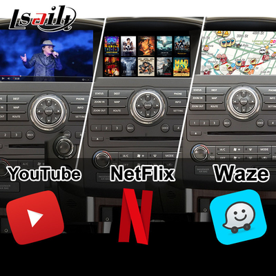 Lsailt Android 13 Smart Infortainment Interface per Nissan Navara D40, Pathfinder R51 con CarPlay wireless, NetFlix