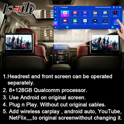 Interfaccia Nissan Multmedia per Teana J32 Murano Quest Patrol Android 13 Modulo di infotainment con NetFlix, YouTube