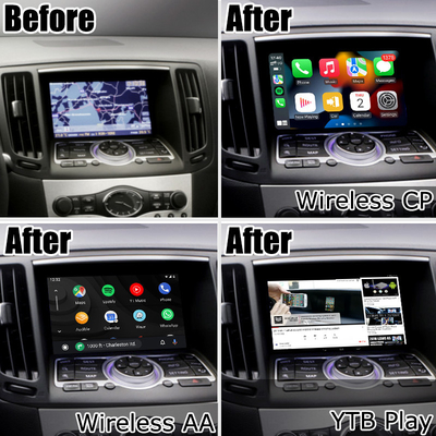 Interfaccia video Android 13 con carplay Android auto