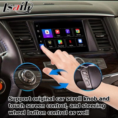 Nissan Patrol Armada Y62 Android 13 Qualcomm 8+128GB Carplay Android auto video interface box
