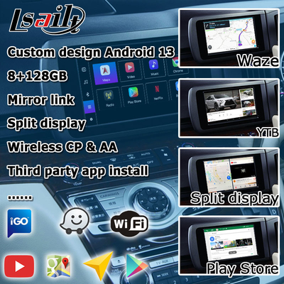 Nissan Elgrand E51 serie 3 Android 13 Qualcomm 8+128GB Carplay Android Auto interfaccia video