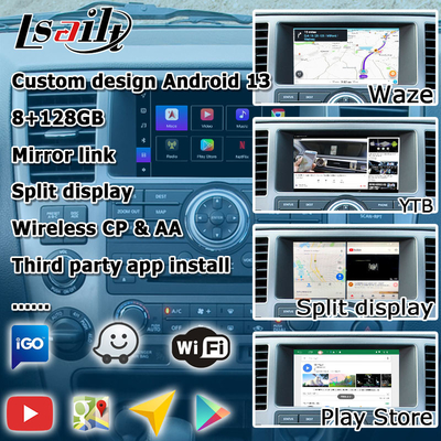 Interfaccia video multimediale Android in stile di fabbrica Nissan Armada TA60, supporto wireless Carplay Android Auto