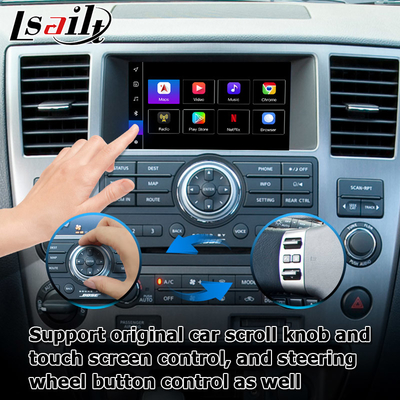 Interfaccia video multimediale Android in stile di fabbrica Nissan Armada TA60, supporto wireless Carplay Android Auto