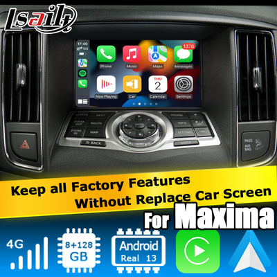 Nissan Maxima A35 Android 13 carplay Android auto interfaccia video multimediale