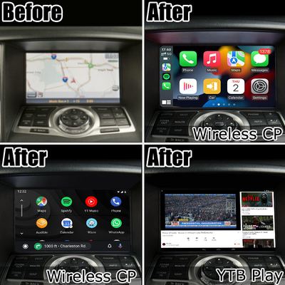 Nissan Maxima A35 Android 13 carplay Android auto interfaccia video multimediale