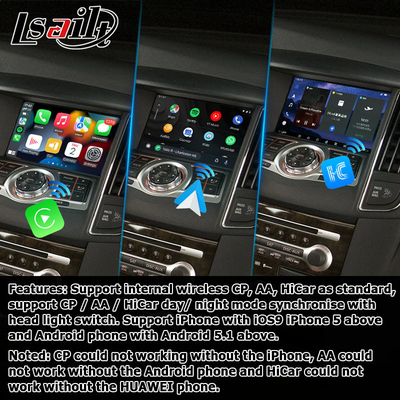 Nissan Maxima A35 Android 13 carplay Android auto interfaccia video multimediale