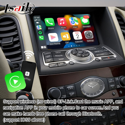 Lsailt 8G Android Infotainment Module per Infiniti EX QX50 2008-2017 Incluso CarPlay wireless, YouTube, NetFlix