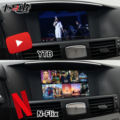 Interfaccia multimediale 8G Qualcomm Android per Infiniti Q70 M45 M25 2010- Wireless CarPlay Box, Android Auto, NetFlix