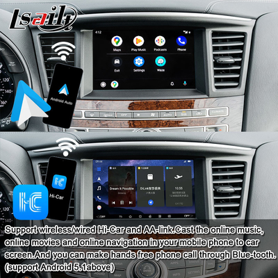 Interfaccia multimediale Android 8G per Infiniti QX60 JX35 2011-2020 CarPlay wireless integrato, Android Auto