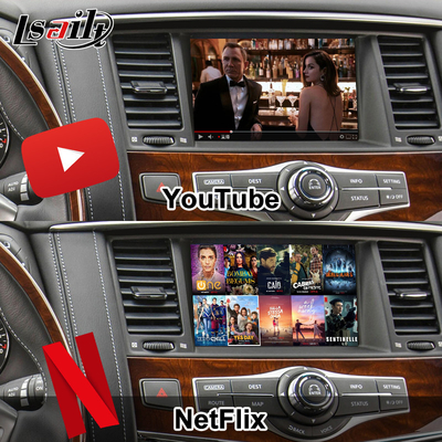 Modulo di infotainment Android 8G per Infiniti QX80 QX56 Nissan Patrol 20100-2021 Interfaccia wireless CarPlay, YouTube