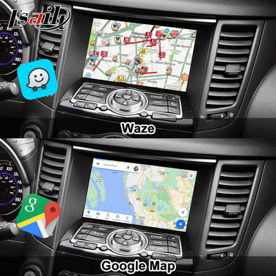 Lsailt 8G Interfaccia multimediale Android per Infiniti QX70 FX35 FX37 2008-2017 CarPlay wireless integrato, Android Auto