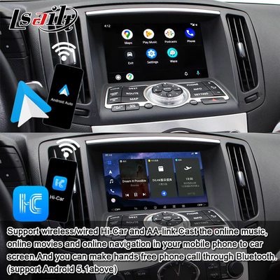 Lsailt 8G Interfaccia multimediale Android per Infiniti Q40 Q60 G37 G35 Modulo di infotainment CarPlay wireless integrato