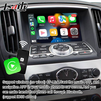 Lsailt 8G Interfaccia multimediale Android per Infiniti Q40 Q60 G37 G35 Modulo di infotainment CarPlay wireless integrato