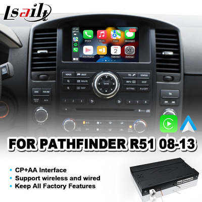 Interfaccia Carplay wireless Android Auto Integration per il 2008-2013 Nissan Pathfinder R51 Navara D40