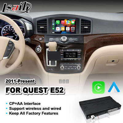 Android Auto CP AA Video Carplay Interface per il 2011-2022 Nissan Quest E52
