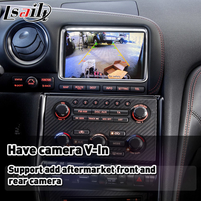 Lsailt Android Auto CP AA OEM integrazione Video Interface Carplay per Nissan GTR GT-R R35 2011-2016