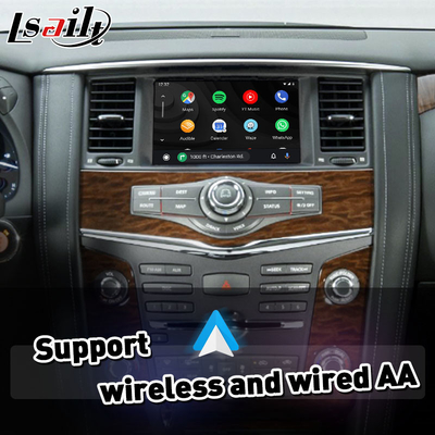 Interfaccia wireless Carplay Android Auto per Nissan Patrol Y62 2011-2017