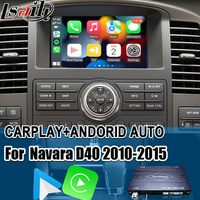 OEM integrazione wireless Apple CarPlay Interfaccia per Navara D40 Nissan Pathfinder R51 2010-2016 Android Auto,Plug and Play, Mirror Link