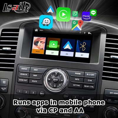 OEM integrazione wireless Apple CarPlay Interfaccia per Navara D40 Nissan Pathfinder R51 2010-2016 Android Auto,Plug and Play, Mirror Link