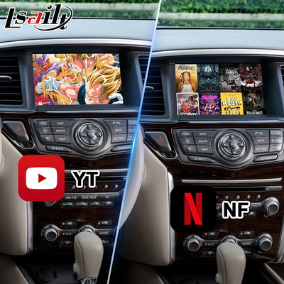 Interfaccia video Android Lsailt per Nissan Pathfinder R52 con Wireless Carplay Android Auto