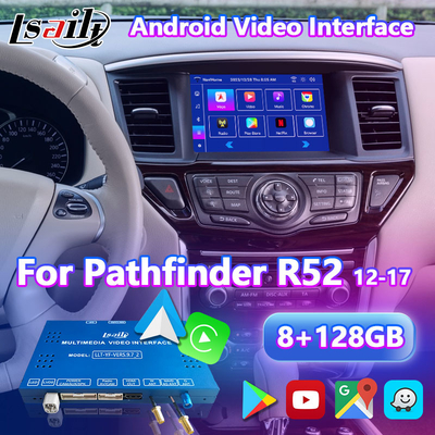Interfaccia video Android Lsailt per Nissan Pathfinder R52 con Wireless Carplay Android Auto