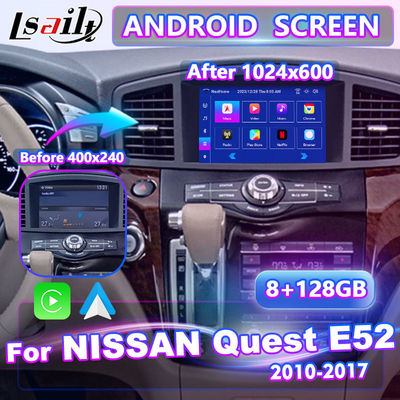 Lsailt 8 pollici Android Multimedia Carplay Interface Screen per il 2011-2017 Nissan Quest E52