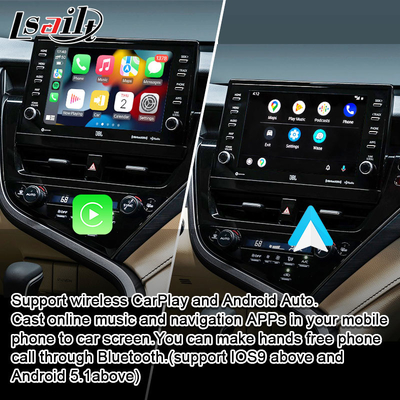 Lsailt 8G Wireless CarPlay Android Infotainment Module per Toyota Camry TOUCH3 2018-2021 Sienna Supporto YouTube, NetFlix, 360 Fotocamere