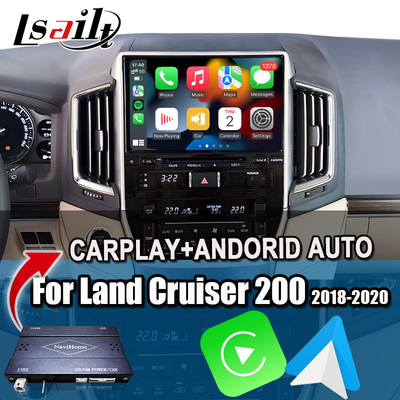 Interfaccia CarPlay wireless per Toyota Land Cruiser 200 GX-R,VX-R 2018-2021 Fujitsu Head Unit con Android Auto, sistema Linux