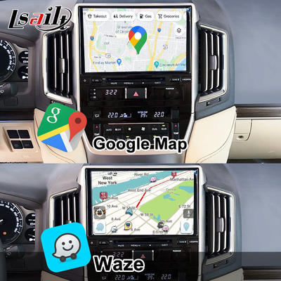 Interfaccia CarPlay wireless per Toyota Land Cruiser 200 GX-R,VX-R 2018-2021 Fujitsu Head Unit con Android Auto, sistema Linux