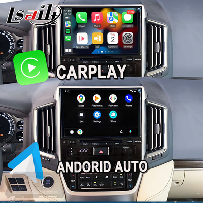 Interfaccia CarPlay wireless per Toyota Land Cruiser 200 GX-R,VX-R 2018-2021 Fujitsu Head Unit con Android Auto, sistema Linux