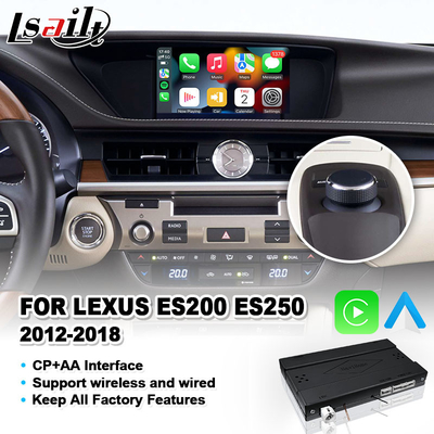Interfaccia wireless Android Auto Carplay per il 2012-2018 Lexus ES250 ES200 ES350 ES300h ES 250 200 Controllo dei pulsanti