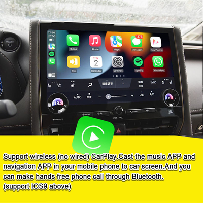 Android 13 Interfaccia multimediale Android per Toyota Alphard 40 Serie 2023-2024 Harrier, supporto Vellfire YouTube, NetFlix, Google Play, fotocamere 360 Panorama