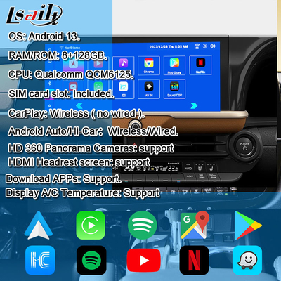 Interfaccia multimediale Android 13 per Toyota Crown 2023-2024 Modulo di infotainment per atleti Royal Majesta OEM Retrofit