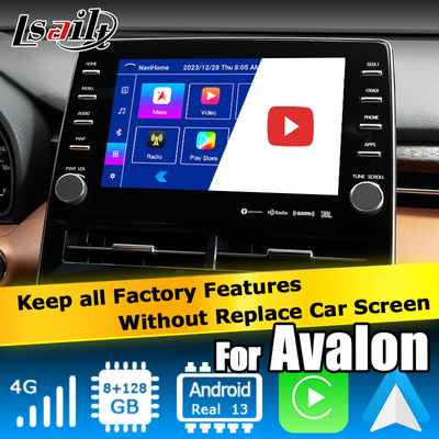 Video interfaccia interfaccia carplay automatica a 8 pollici di Android della video per il presente 2018 di tocco 3 del avalon di toyota