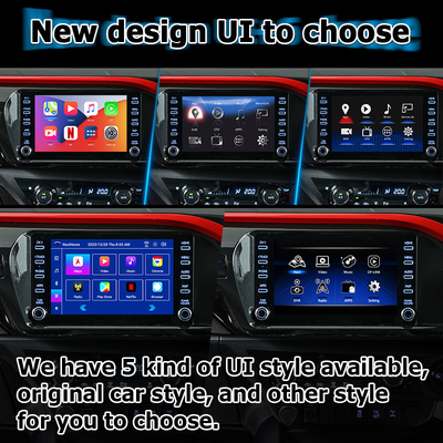 Toyota Hilux Android 13 interfaccia video multimediale wireless carplay Android auto touch 3