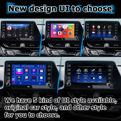 Toyota C-HR CHR Interfaccia multimediale Android 13 con carplay automatico wireless Android