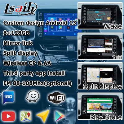 Toyota C-HR CHR Interfaccia multimediale Android 13 con carplay automatico wireless Android