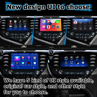 Interfaccia automatica Toyota Camry Bluetooth Wifi USB di Carplay Android dello schermo attivabile al tatto video