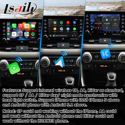 8+128GB Android 13 Carplay Android Interface Per Toyoat RAV4 2019 Per presentare Touch N Go 3