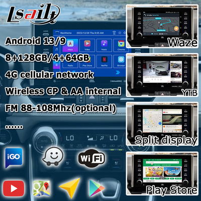 8+128GB Android 13 Carplay Android Interface Per Toyoat RAV4 2019 Per presentare Touch N Go 3