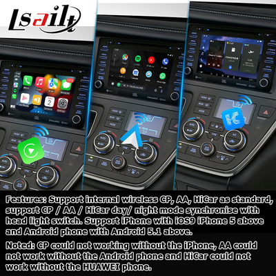 Android 13 Carplay interfaccia video Android Auto Box per Toyota Sienna
