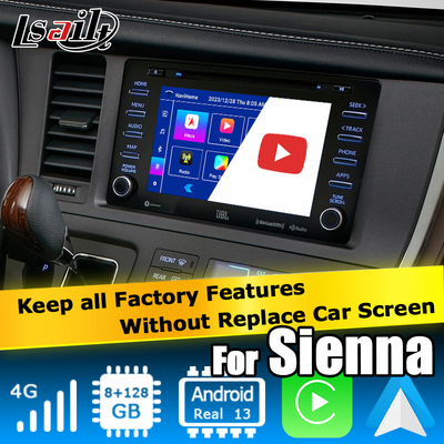 Android 13 Carplay interfaccia video Android Auto Box per Toyota Sienna